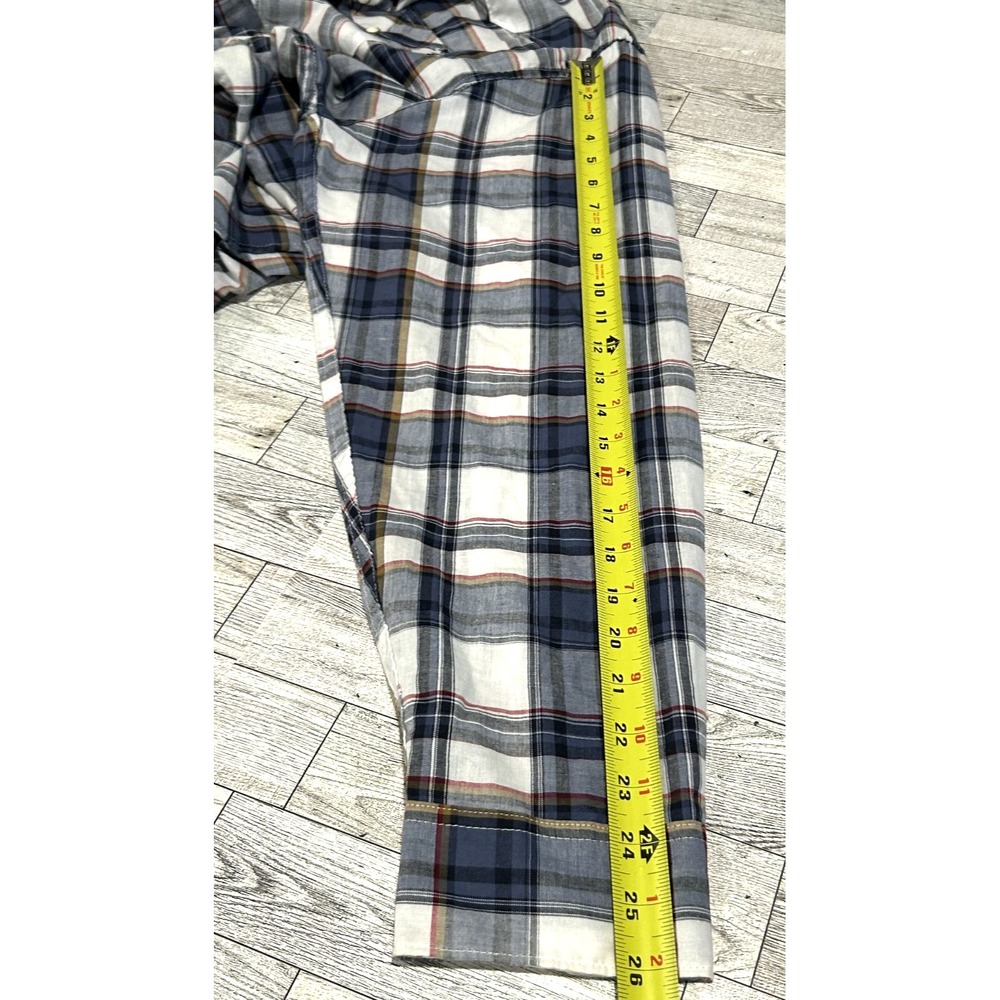 Wrangler Jeans Co. Red Western Plaid Shirt Long Sleeve PearlSnap Button Up XL - Picture 9 of 9